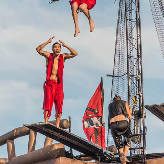 High Diving Pirates of the Caribbean